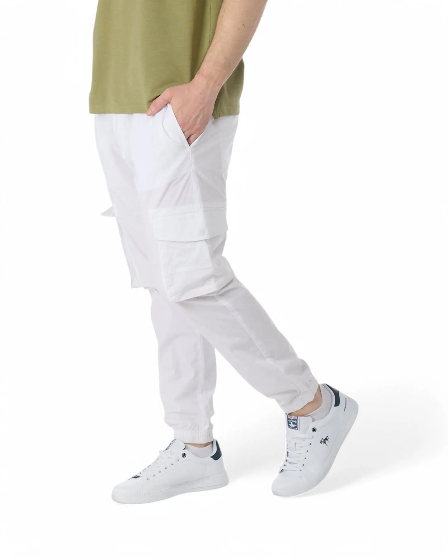 PANTALONE TASCA LATERALE ELASTICO VITA