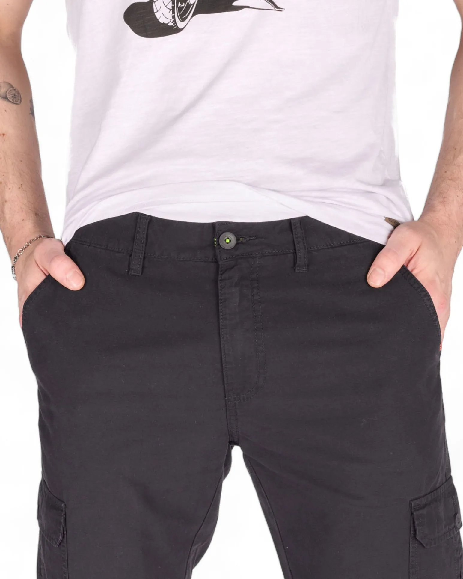 PANTALONE TASCA LATERALI RIP STOP