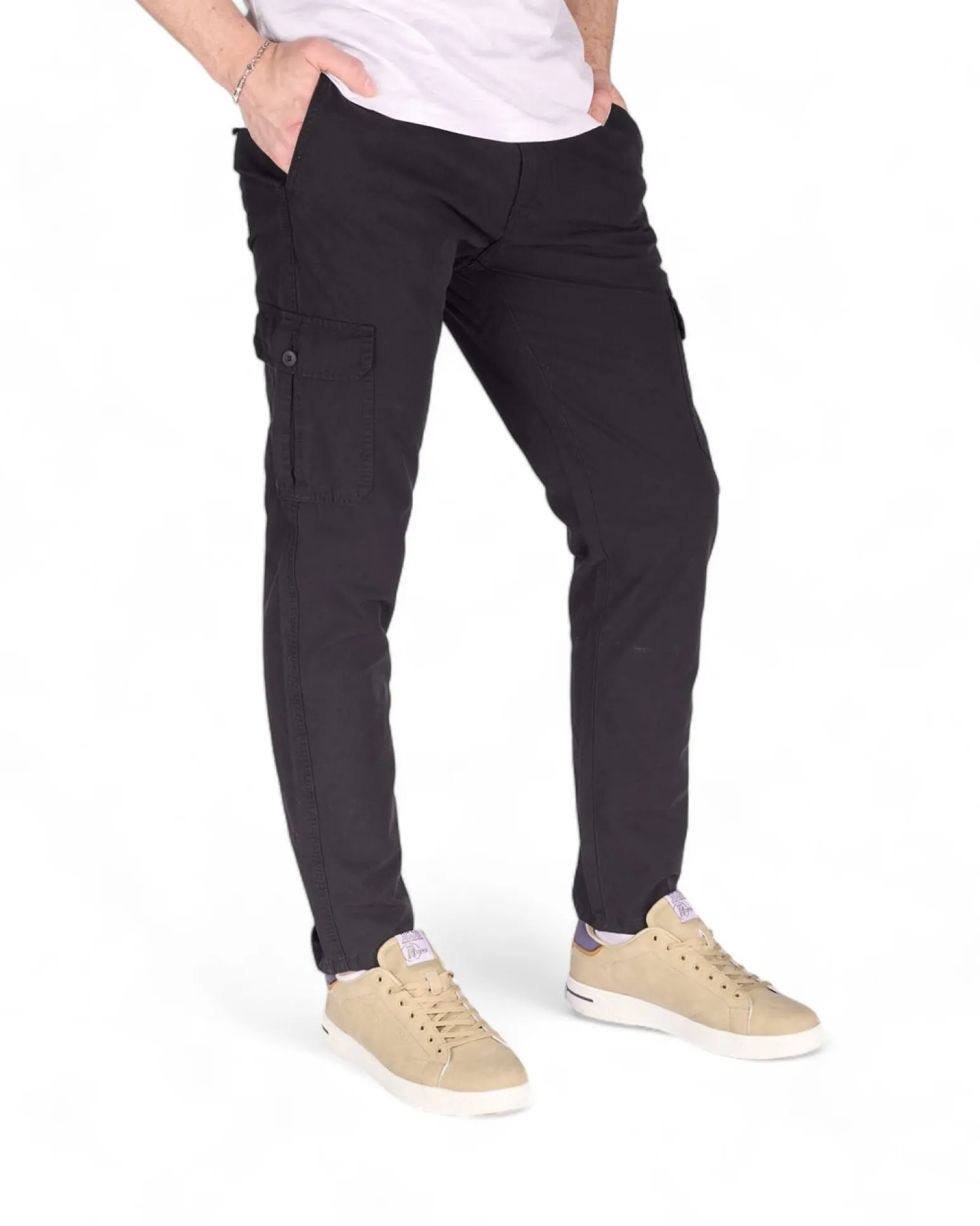 PANTALONE TASCA LATERALI RIP STOP