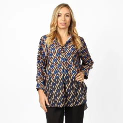 PAQUITA – CAMICIA FANTASIA MANICA LUNGA COREANA