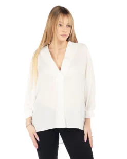 PAQUITA - CAMICIA MANICA LUNGA SCOLLO V