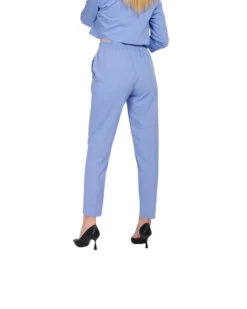 PAQUITA - PANTALONE CELESTE DA DONNA CON VITA ELASTICIZZATA