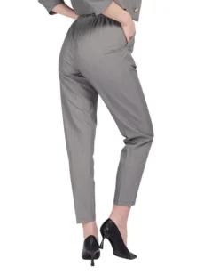 PAQUITA - PANTALONE GRIGIO DA DONNA CON VITA ELASTICIZZATA