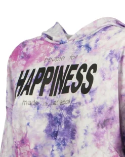PEOPLE FOR HAPPINESS MADE IN PARADISE - FELPA CON CAPPUCCIO