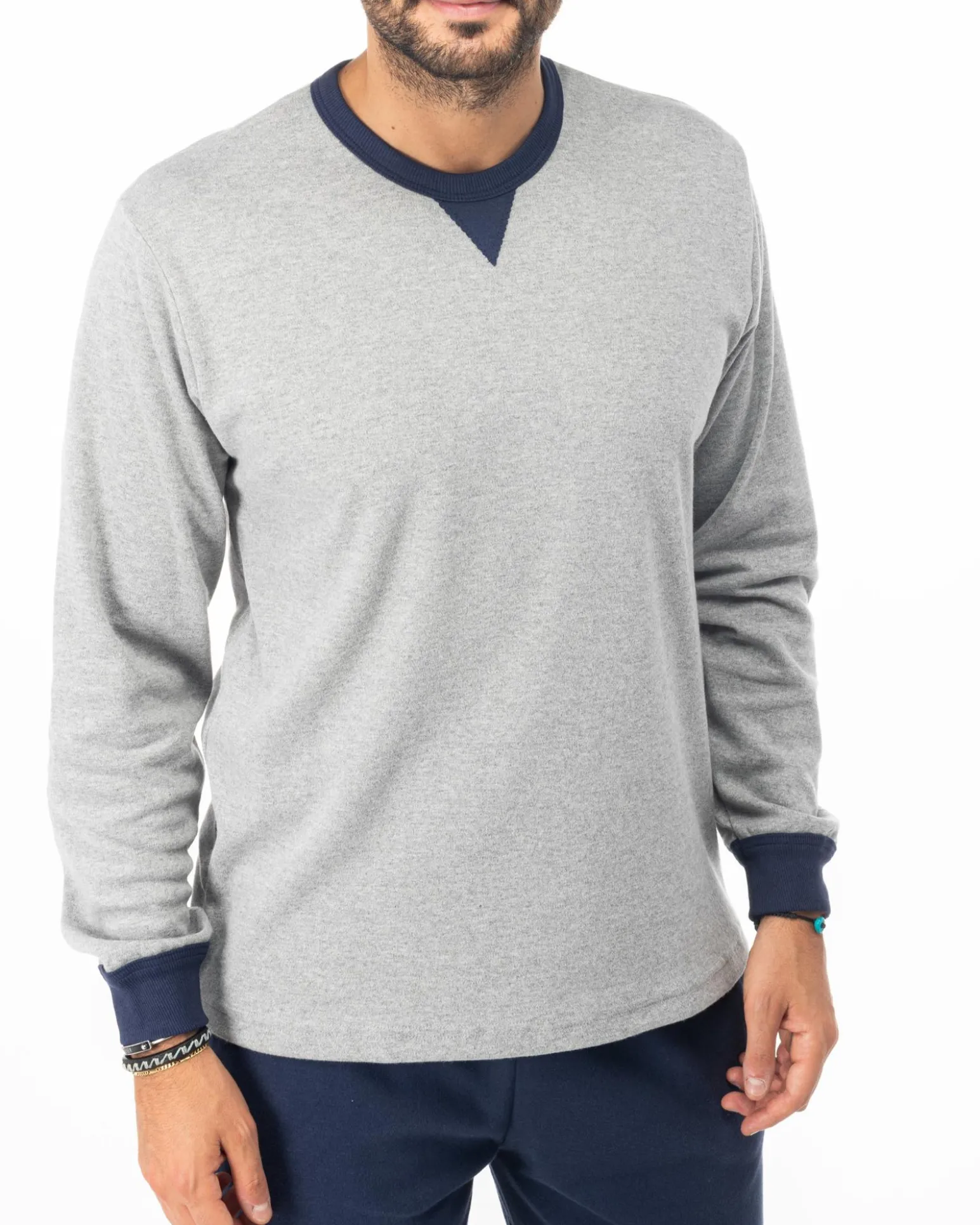 PIGIAMA UOMO INTERLOCK 100%COT.BIC.C03