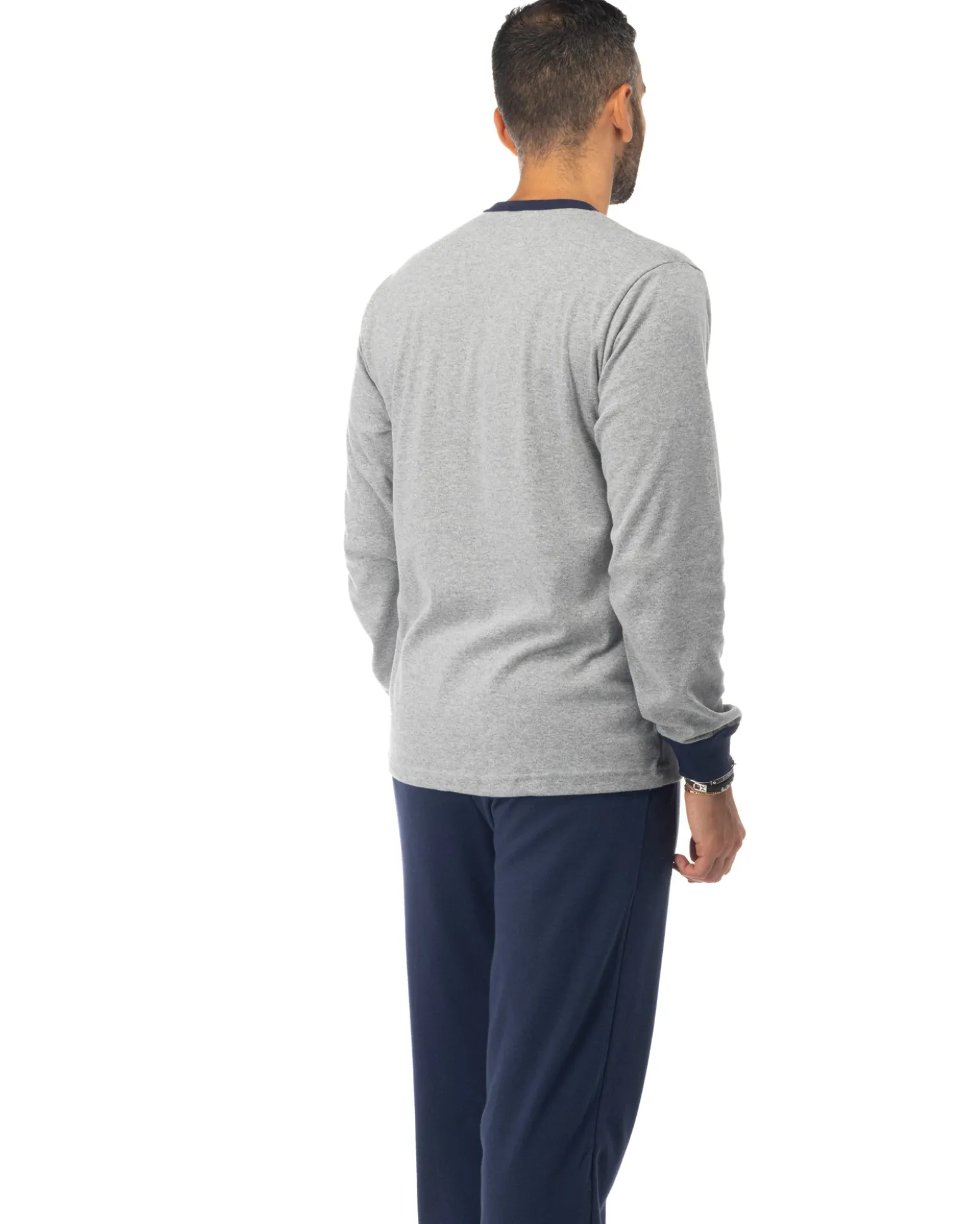 PIGIAMA UOMO INTERLOCK 100%COT.BIC.C03
