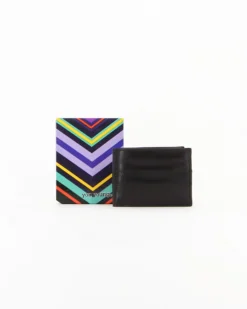 Portafoglio uomo nero in VERA PELLE, con ribaltina, porta carte e portamonete - you young Coveri