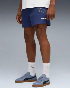 PUMA -BOXER MARE BLU ESSENTIAL LOGO LAB PUMA LOGO WOVEN DA UOMO, 692033-49