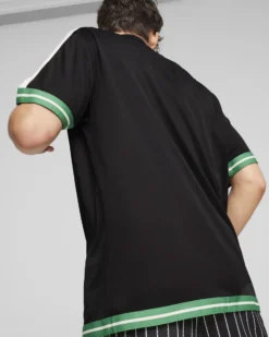 PUMA - CAMICIA NERA MANICA CORTA T7 FOR THE FANBASE