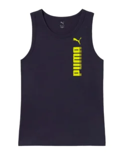 PUMA - CANOTTA JUNIOR (7 - 16 ANNI) BLU ESS GRAPHIC TANK,  694946-16