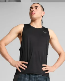 PUMA - CANOTTA NERA  RUN VELOCITY TANK (POLY) DA UOMO, 526595-01