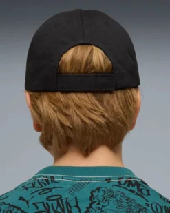 PUMA - CAPPELLO DA BASEBALL JUNIOR  NERO ESSENTIAL N.1 LOGO ,  026853-01