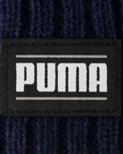 PUMA - Cappello invernale a coste blu