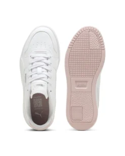 PUMA CARINA STREET HOLO 2.0 JR - Scarpa bianca e rosa, numerata 36 - 39
