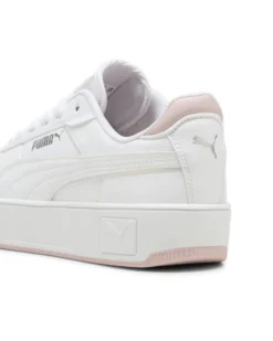 PUMA CARINA STREET HOLO 2.0 JR - Scarpa bianca e rosa, numerata 36 - 39
