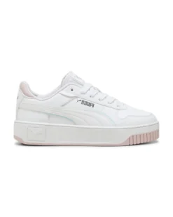 PUMA CARINA STREET HOLO 2.0 JR - Scarpa bianca e rosa, numerata 36 - 39