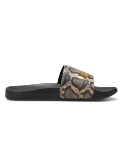 PUMA -CIABATTE DA DONNA NERE E PITONATE  LEADCAT 2.0 SNAKE CHIC  400680-01