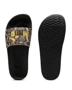 PUMA -CIABATTE DA DONNA NERE E PITONATE  LEADCAT 2.0 SNAKE CHIC  400680-01