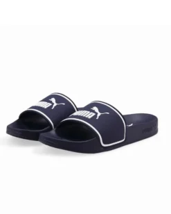 PUMA - CIABATTE JUNIOR LEADCAT 2.0 GS  BLU  CON DETTAGLI BIANCHI DAL 35.5 AL 39, 384434-03
