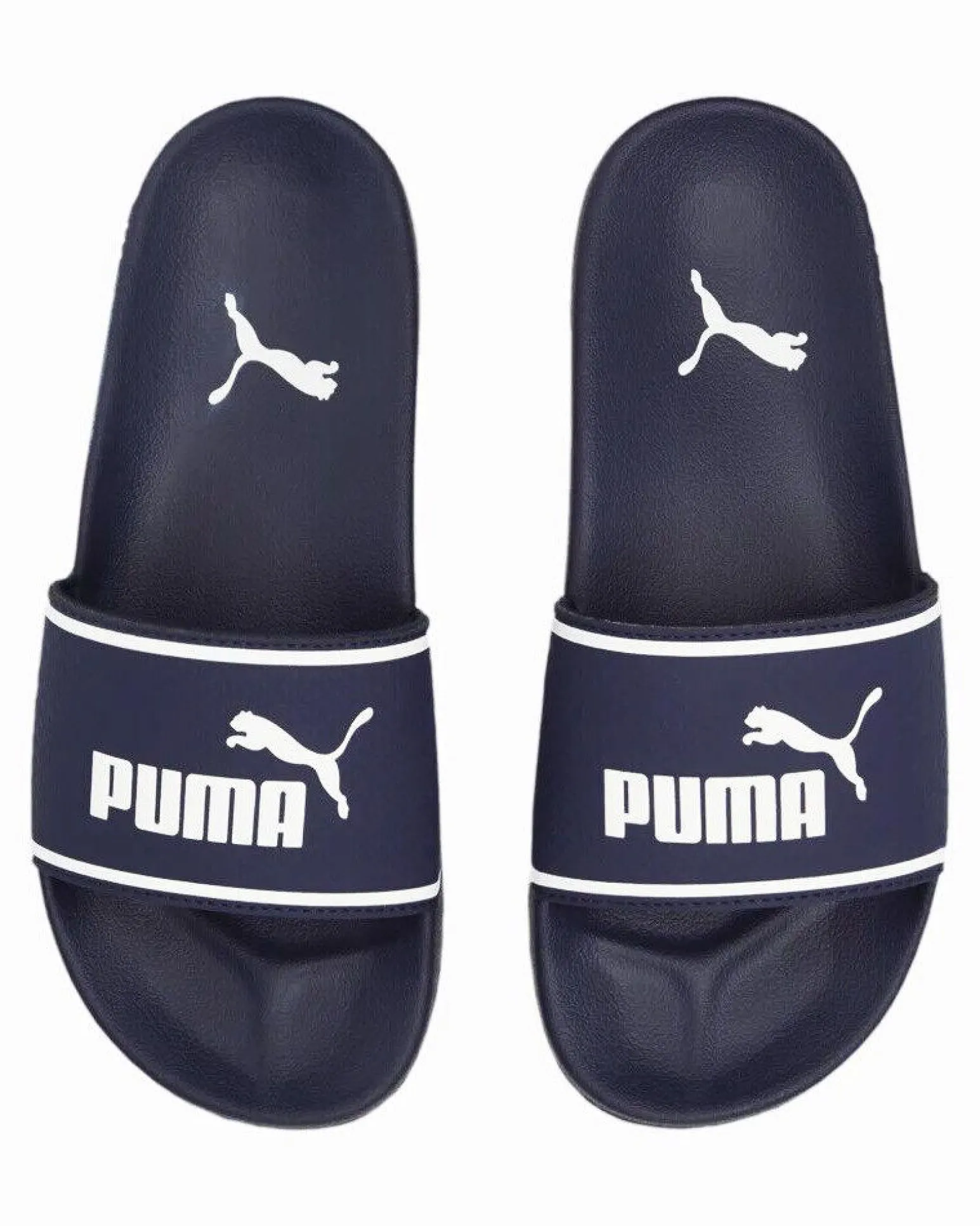 PUMA - CIABATTE JUNIOR LEADCAT 2.0 GS BLU CON DETTAGLI BIANCHI DAL 35.5 AL 39, 384434-03