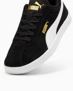 PUMA CLUB II GS - SCARPA NERA E BIANCA, NUMERATA 36/39 - 398886-01
