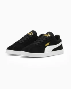 PUMA CLUB II GS - SCARPA NERA E BIANCA, NUMERATA 36/39 - 398886-01
