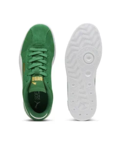 PUMA CLUB II GS - SCARPA VERDE E BIANCA, NUMERATA 36/39 - 398886-02