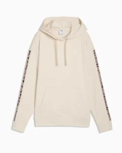 PUMA - FELPA BEIGE CON CAPPUCCIO DA DONNA ESSENTIAL ANIMAL 691822-87