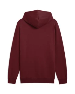 PUMA - FELPA  BORDEAUX CON CAPPUCCIO ESSENTIAL +TEXTURED FOIL BIG LOGO DA DONNA, 692198-96