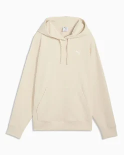 PUMA - FELPA CON CAPPUCCIO BEIGE  ESSENTIAL ELEVATED COMFORT HD - DA DONNA, 691814-87