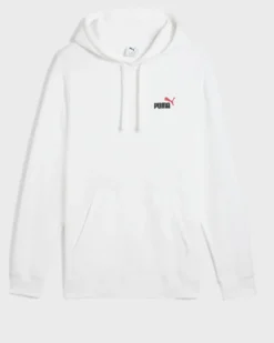 PUMA - FELPA CON CAPPUCCIO BIANCA ESSENTIAL 2 COLOR SMALL N.1 DA UOMO, 684719-52