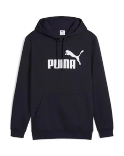 PUMA - FELPA CON CAPPUCCIO BLU ESSENTIAL N.1 LOGO HD DA UOMO, 682570-16