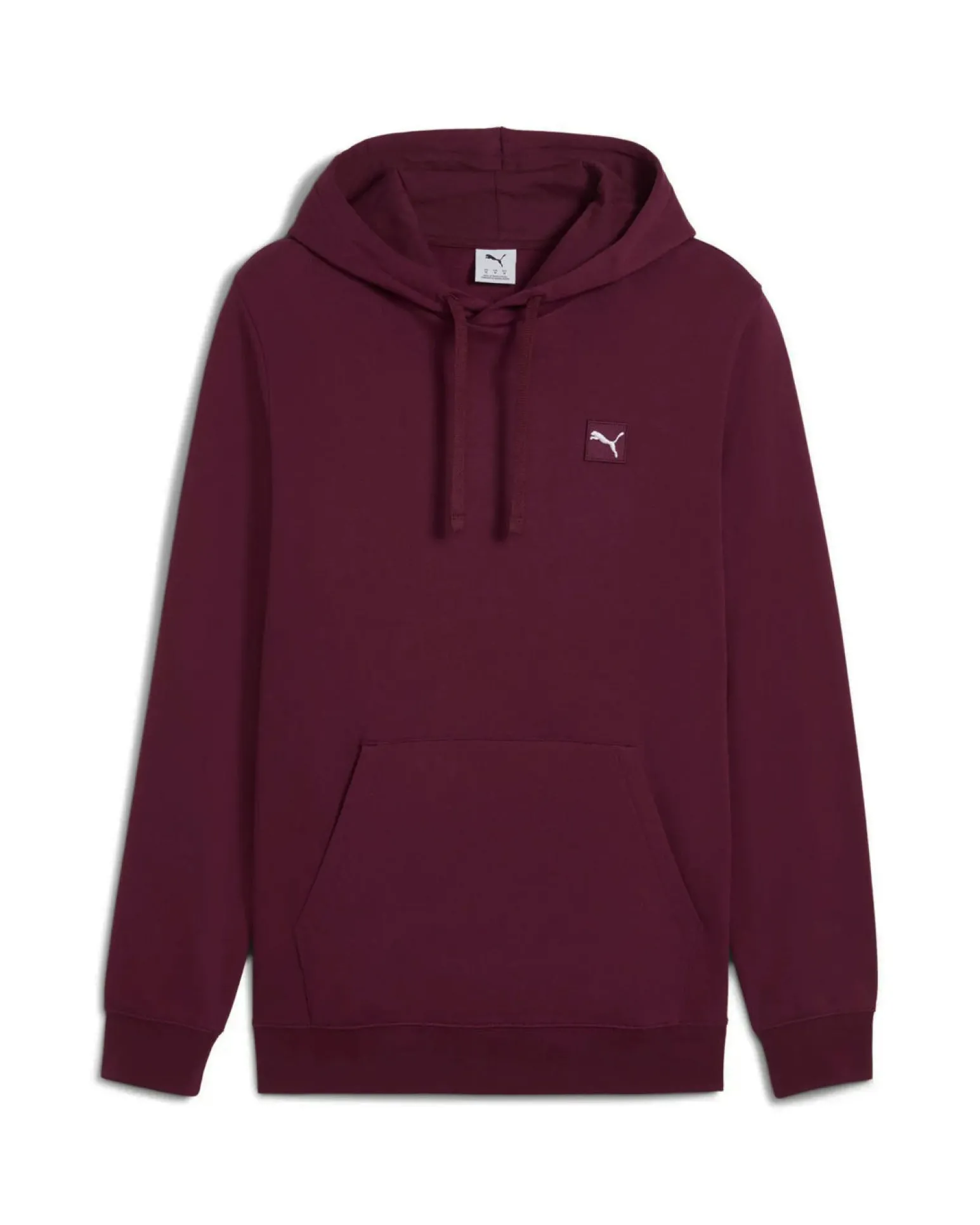 PUMA - FELPA CON CAPPUCCIO BORDEAUX ESSENTIAL N.1 LOGO HD - DA UOMO, 688254-96