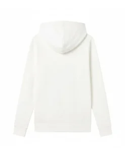 PUMA - FELPA CON CAPPUCCIO FULL ZIP BIANCA ESSENTIAL RHINESTONE FZ HD DA DONNA , 693552-02