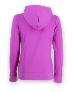 PUMA - FELPA CON CAPPUCCIO FULL ZIP FUXIA ESSENTIAL+TEXTURED FOIL DA DONNA , 689088-89