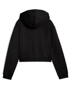 PUMA - FELPA CON CAPPUCCIO JUNIOR (7-16 ANNI) ESSENTIAL 2 COLOR NO.1 LOGO NERA, 686072-51
