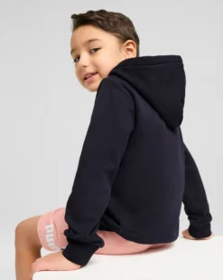 PUMA – FELPA CON CAPPUCCIO KIDS BLU -  684931-16