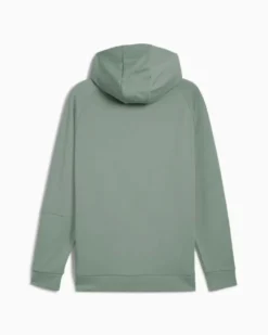 PUMA - FELPA CON CAPPUCCIO PUMATECH FULL-ZIP HOODIE VERDE CHIARO DA UOMO, 684605-30