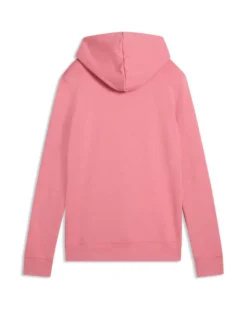 PUMA - FELPA CON CAPPUCCIO ROSA ESSENTIAL LOGO LAB METALLIC    DA DONNA, 691829-25