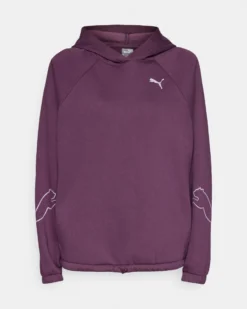 PUMA - FELPA CON CAPPUCCIO VIOLA MOTION HD FL DA DONNA - 681681-44