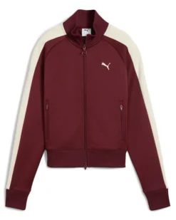 PUMA - FELPA DONNA T7 ALWAYS ON SHORT TRACK BORDEAUX, 629796-96