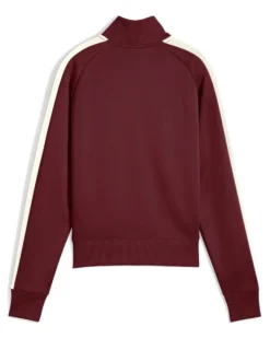 PUMA - FELPA DONNA T7 ALWAYS ON SHORT TRACK BORDEAUX, 629796-96