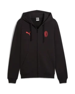 PUMA - FELPA NERA FULL ZIP  MILAN ESSENTIAL DA UOMO, 786800-04