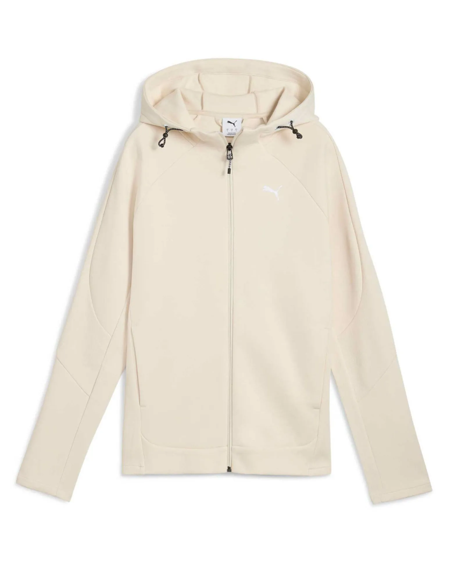 PUMA - FELPA TECH BEIGE DA DONNA CON CAPPUCCIO EVOSTRIPE 685050-87