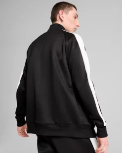PUMA - FELPA UOMO NERA  E BIANCA T7 ALWAYS ON TRACK, 629587-01