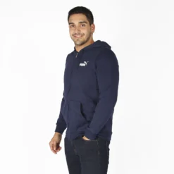 PUMA - JACKET C/CAPP.ESS SMALL LOGO FZ HD NAVY - 58670206
