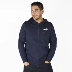 PUMA - JACKET C/CAPP.ESS SMALL LOGO FZ HD NAVY - 58670206
