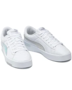 PUMA JADA RAIMBOW - Sneakers bianca con logo arcobaleno e soletta in memory foam