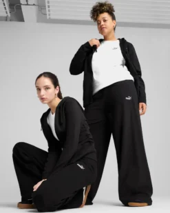 PUMA - LEGGINGS A VITA ALTA NERI ESSENTIAL SMALL N.1 LOGO  DA DONNA, 682428-01