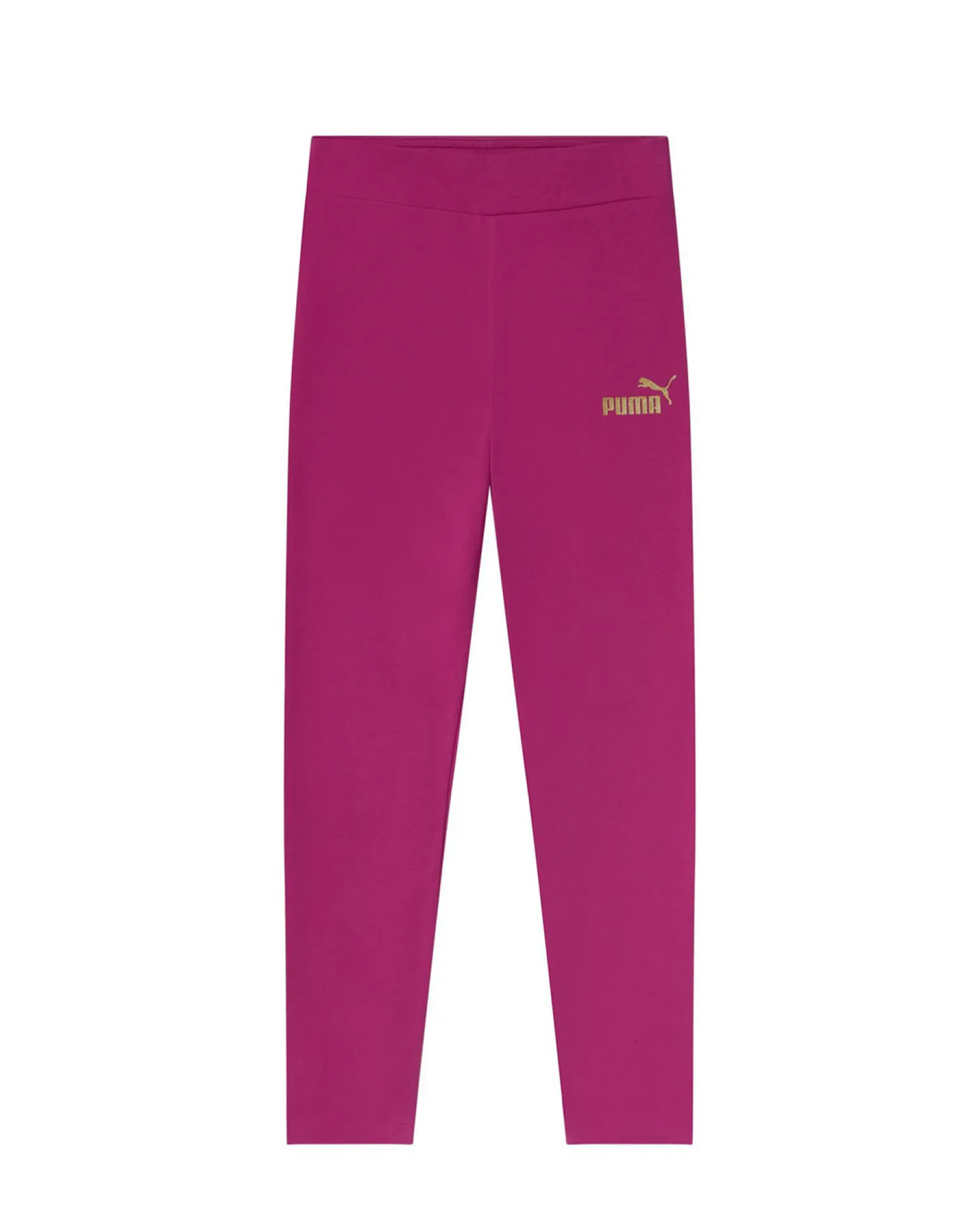 PUMA -LEGGINGS FUXIA JUNIOR ( 5-16 ANNI) ESSENTIAL + GLITTER LOGO, 682111-45